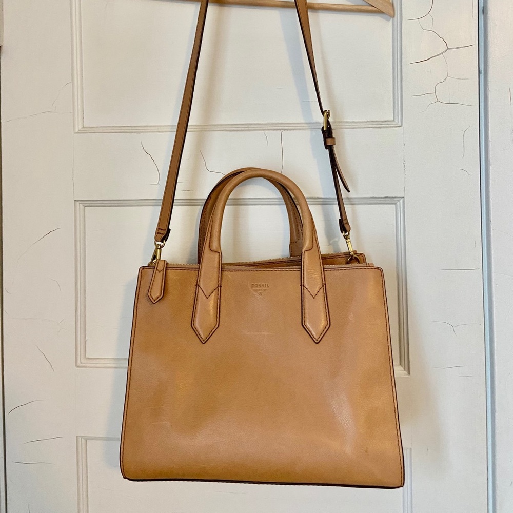 Fossil Leather Crossbody Bag